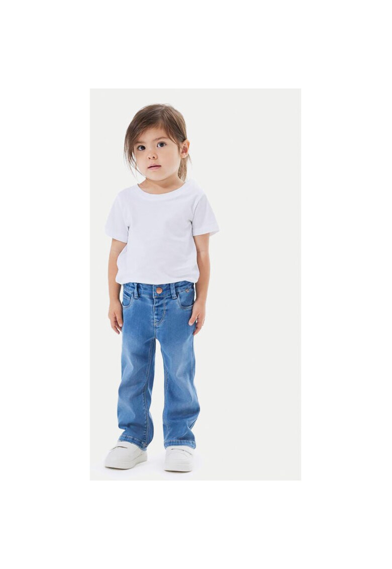 Pantaloni fete -  304718281 - Lyocell/Poliester reciclat - Albastru - Albastru