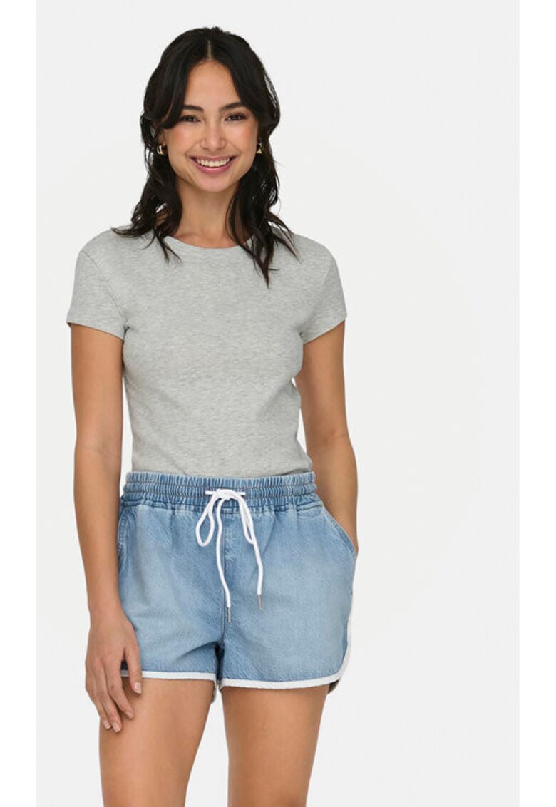 Tricou dama -  304928420 - Bumbac - Gri - Gri