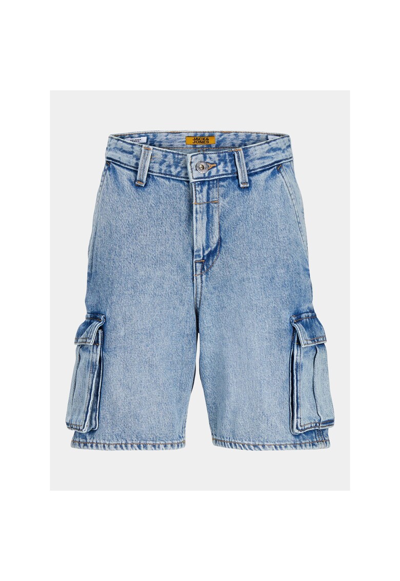 Pantaloni scurti baieti -  303521813 - Albastru - Bumbac