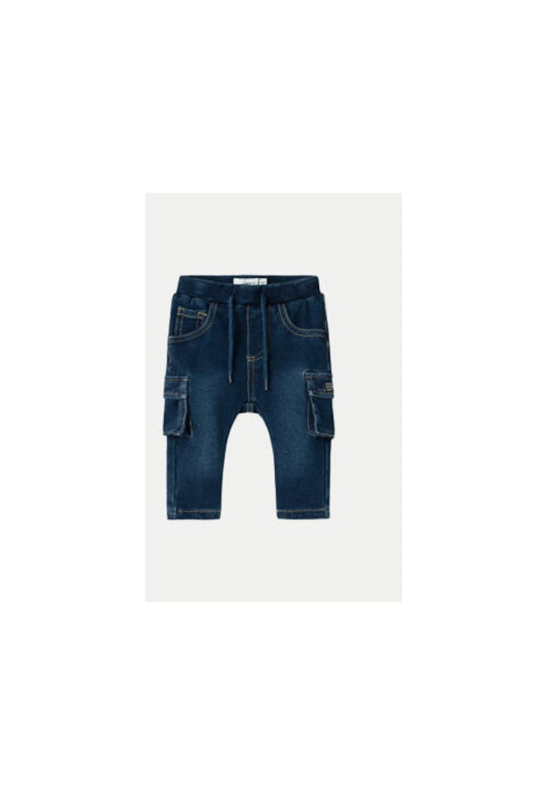 Pantaloni baieti -  304434532 - Bumbac/Poliester - Albastru - Albastru