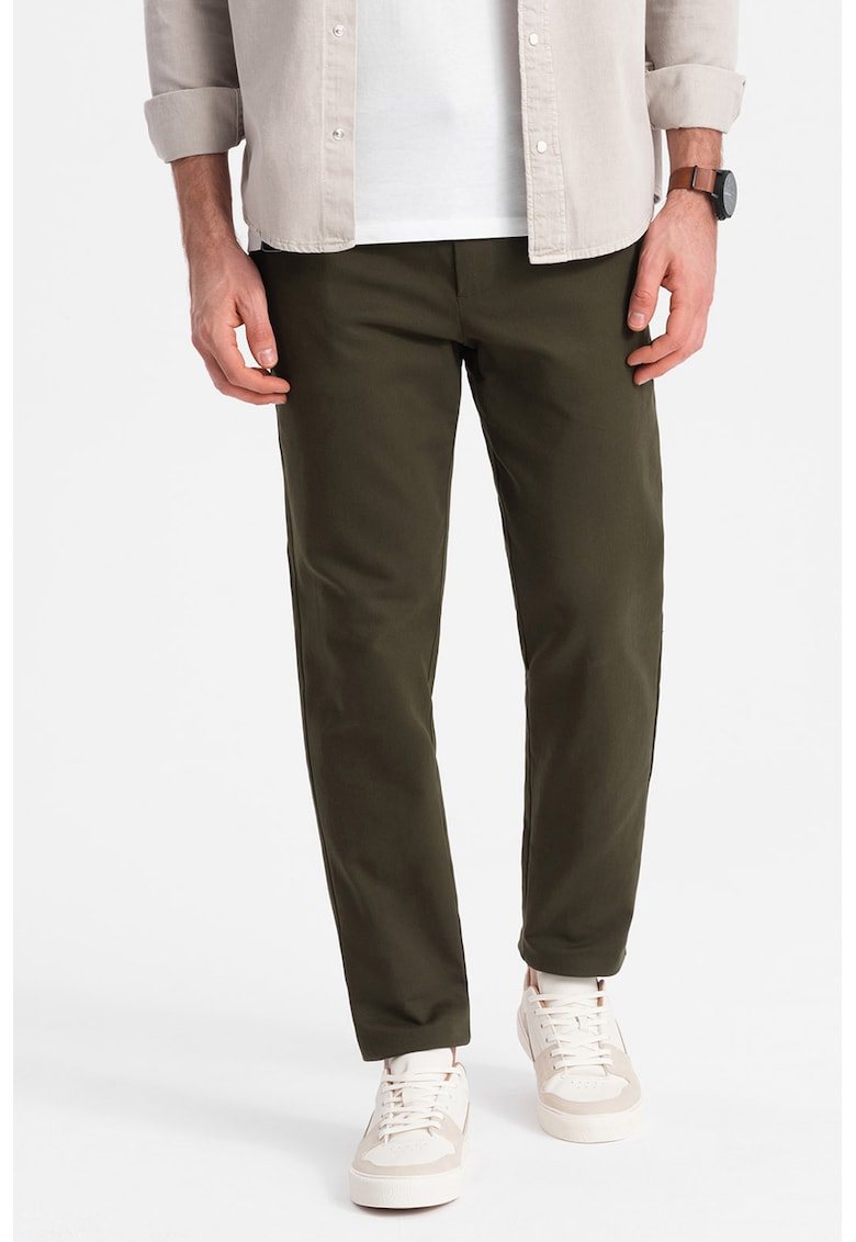 Pantaloni chino drepti - Kaki