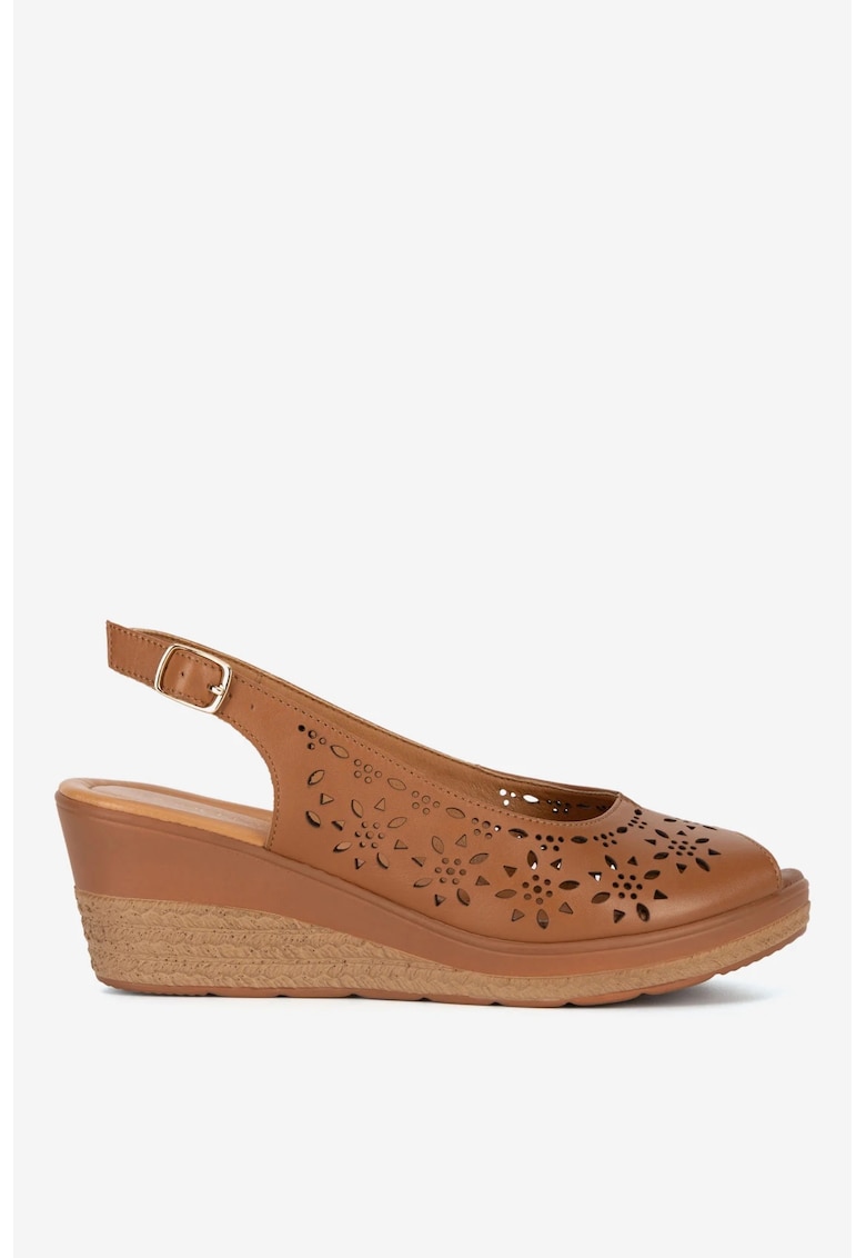 Sandale dama  5905588639671 - Piele naturala - Maro - Maro