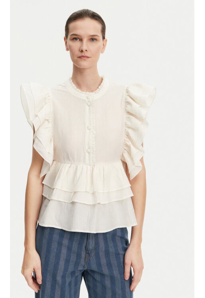 Bluza dama -  304892844 - Lyocell - Bej - Bej