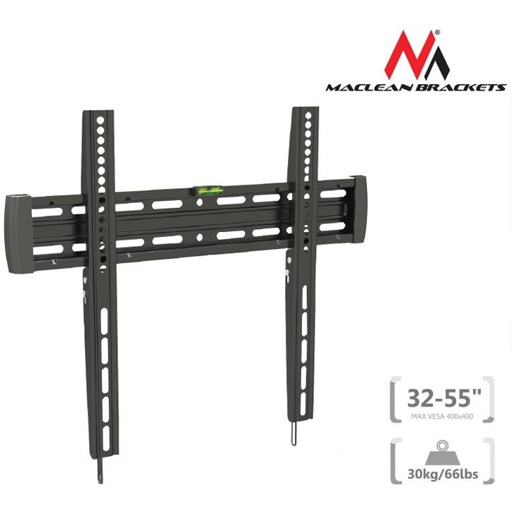 Maclean MC-643 Ultra Slim TV Wall Mount Bracket LCD LED Plasma Flat Curved 32-55