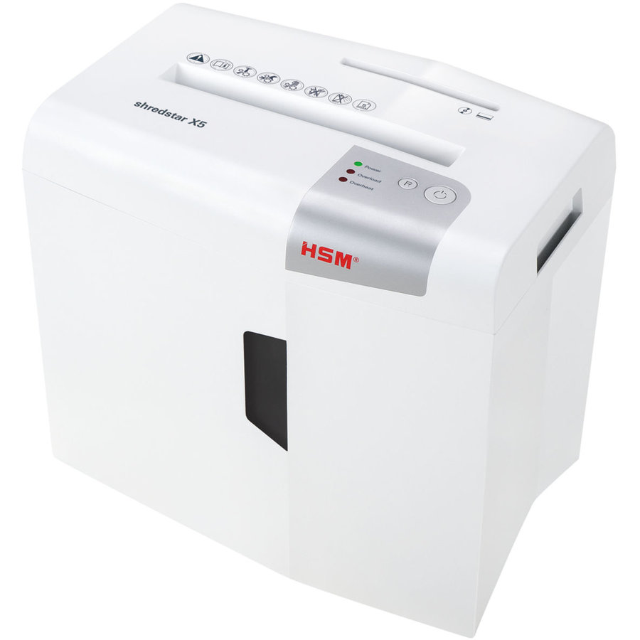 Distrugator documente ShredStar X 5 5coli P3 18L Alb