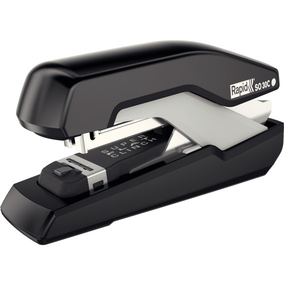 Capsator Rapid Supreme Omnipress Compact SO30c Half Strip, 30 coli - negru