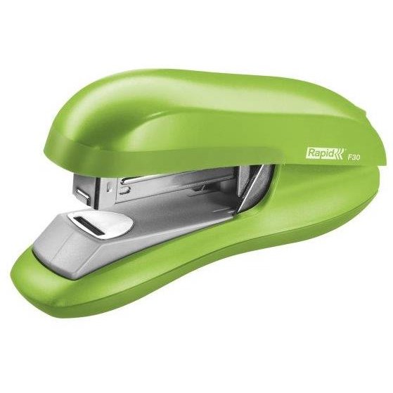 Capsator cu capsare plata,  30 coli, RAPID F30 - verde deschis