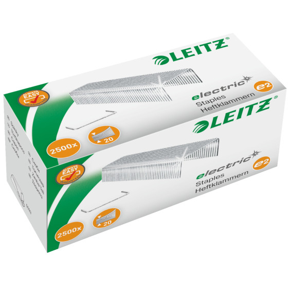Capse LEITZ - E2 pentru capsatorul electric LEITZ 5533, 2500 buc/cutie