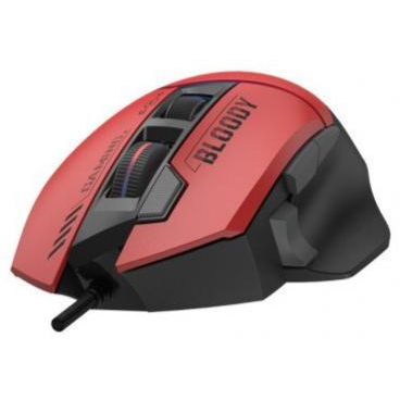 Mouse W95 Ultra Sports Lime RGB LED USB Red