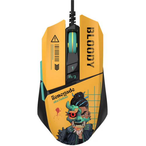 Mouse W63 Max RGB LED USB-A Orange