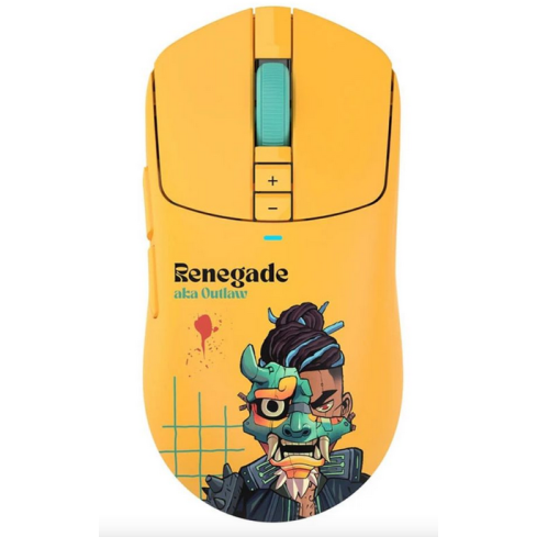 Mouse Bloody R72 Ultra Duo Dual Mode Renegade Sunset RGB Wireless Galben