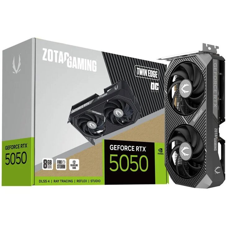 Placa Video GAMING GeForce RTX 5050 Twin Edge 8192MB GDDR6