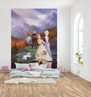 Fototapet Komar  model Disney  Frozen  hartie  semilavabil  cod 4-4105  multicolor  184 x 254 cm  4 piese