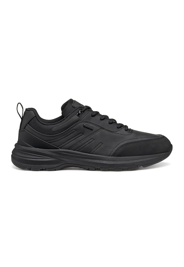 Oferte la Pantofi sport low-cut de piele ecologica - Negru