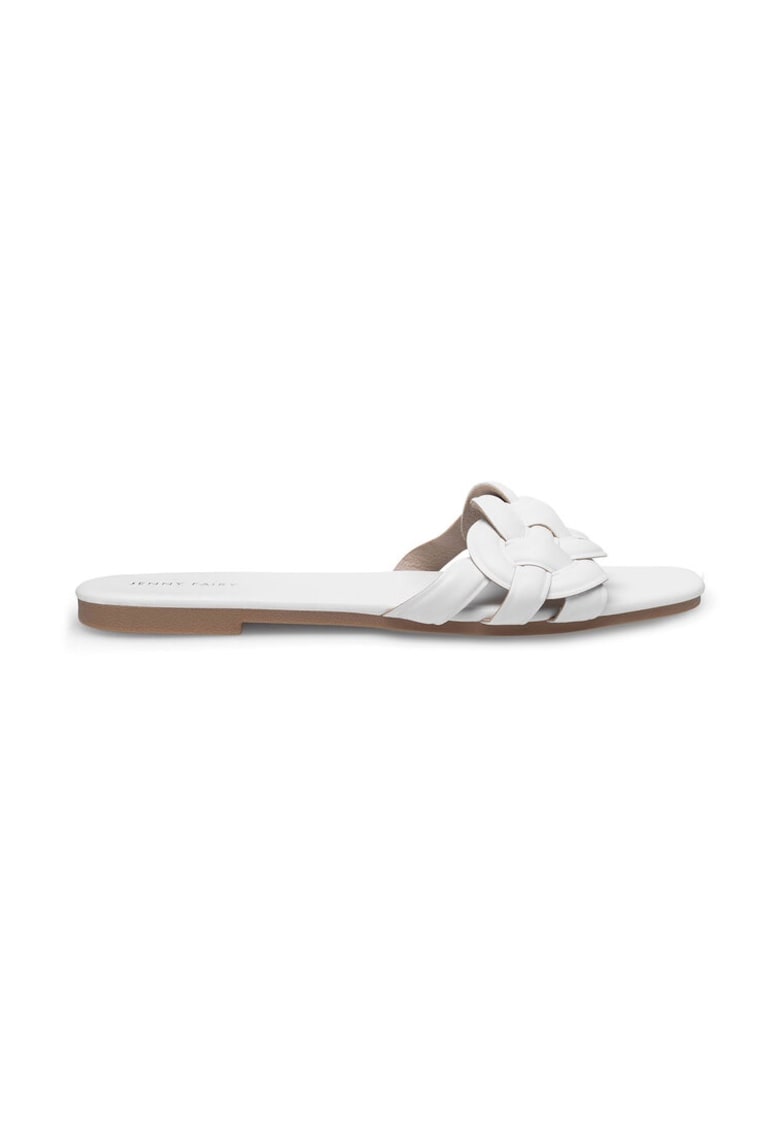 Slapi dama -  590559 - Piele ecologica - Alb -
