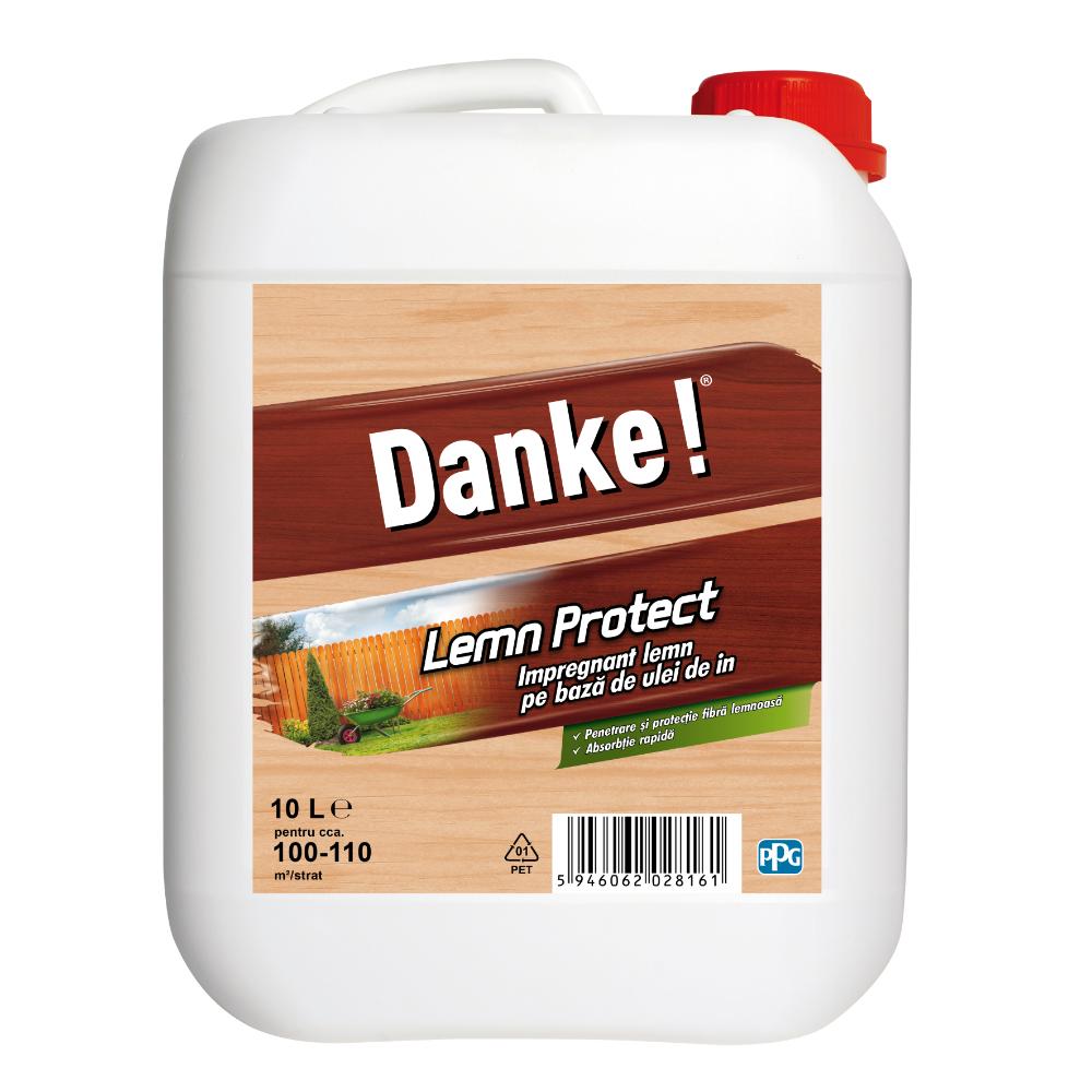 Ulei de in Danke, lemn protect, incolor, canistra 10l