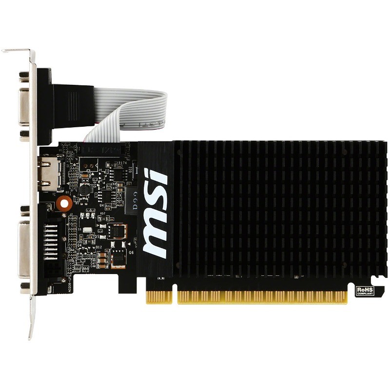 Placa video nVidia GeForce GT 710 Silent 2GB DDR3 64bit low profile