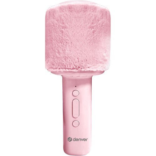 Microfon KMS-30GN Bluetooth Karaoke cu Difuzor Roz