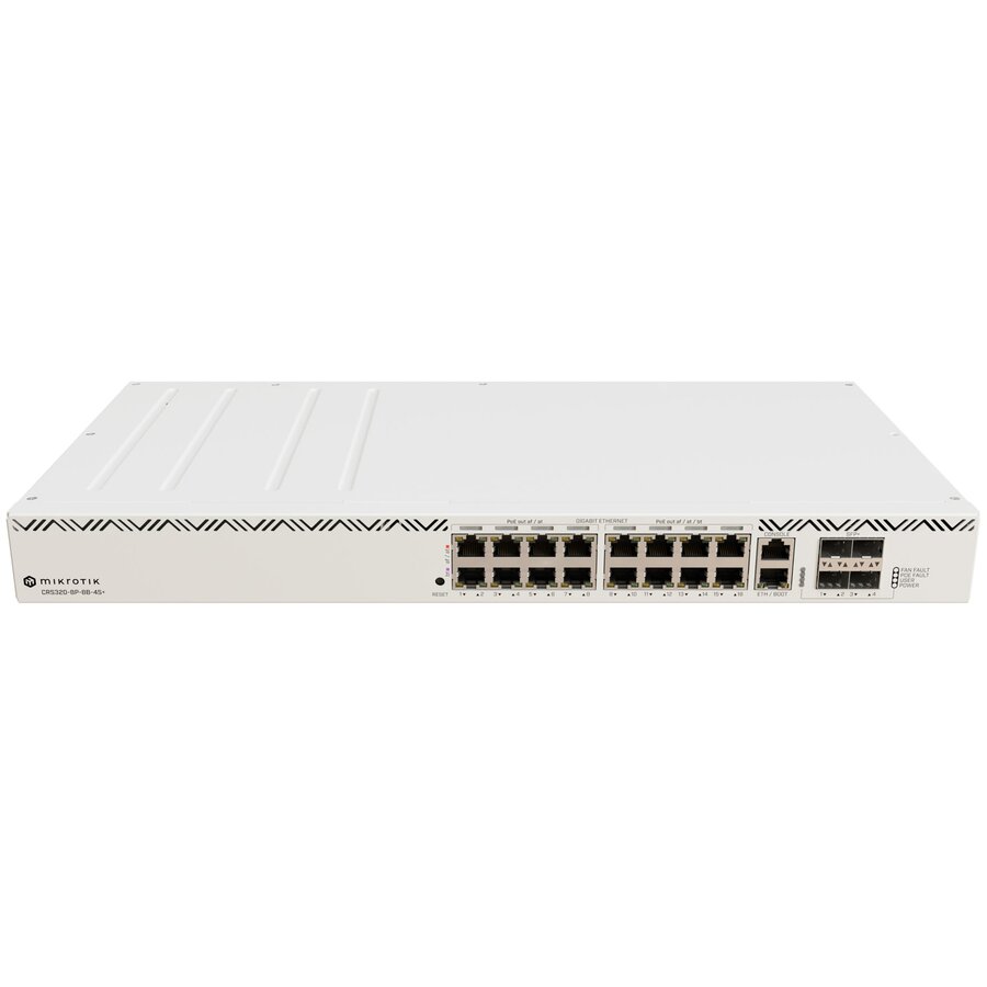 Switch CRS320-8P-8B-4S+RM Gigabit Ethernet (10/100/1000) Power over Ethernet (PoE) Alb