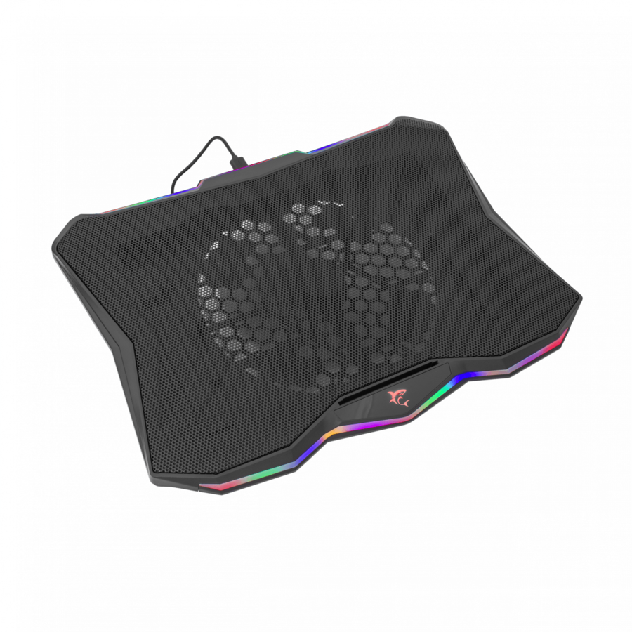 Stand Cooler GLACIER pentru Laptop 17.3Inch 800RPM Iluminare Rainbow LED Negru