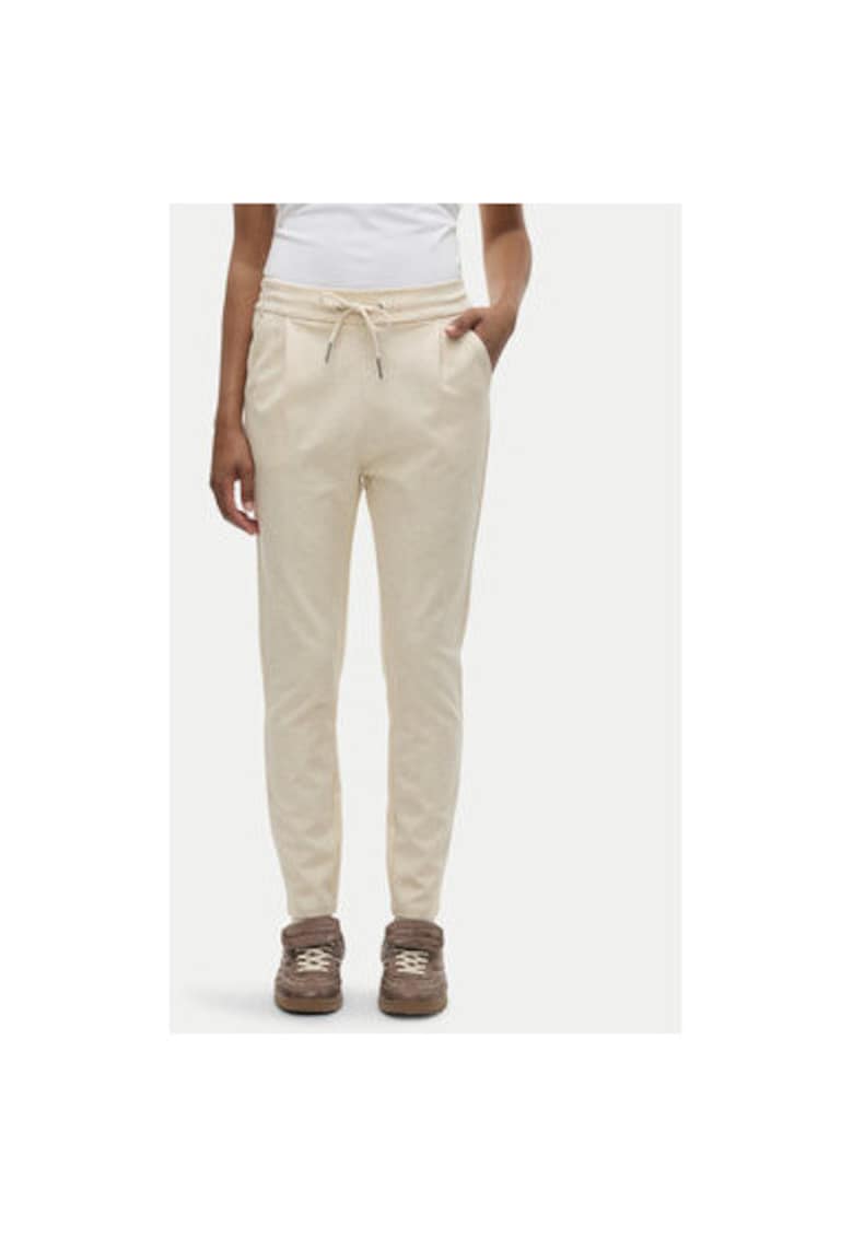 Pantaloni dama -  304785641 - Viscoza/Nylon - Bej - Bej