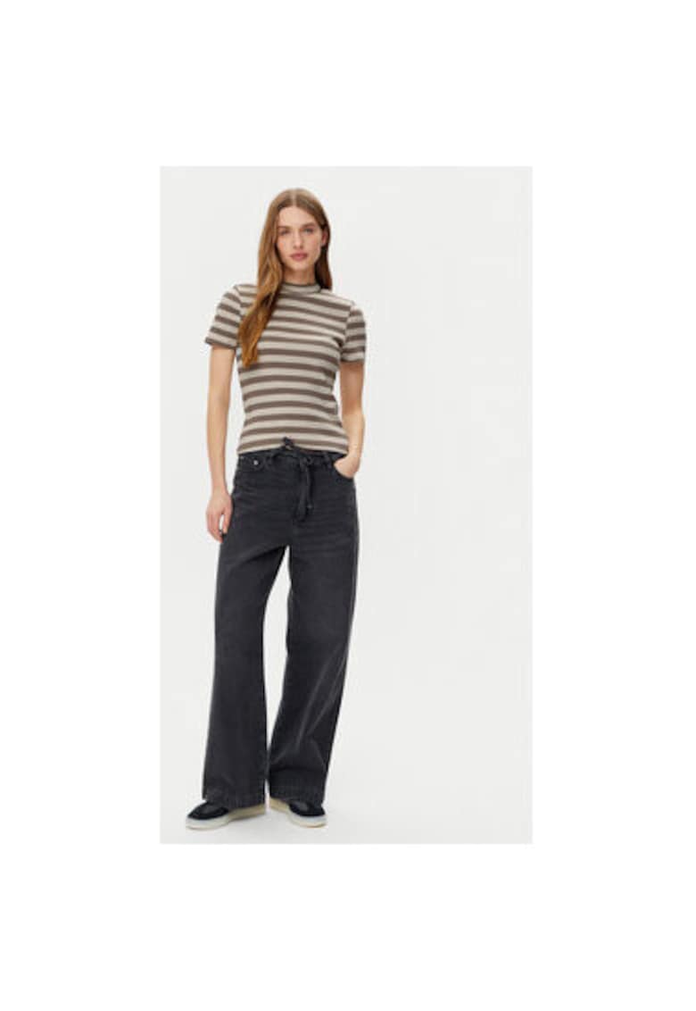 Tricou dama -  304808067 - Bumbac - Gri - Gri