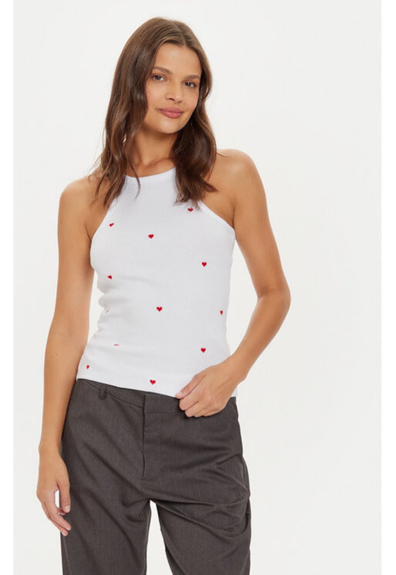 Tricou dama -  304736315 - Bumbac - Alb - Alb