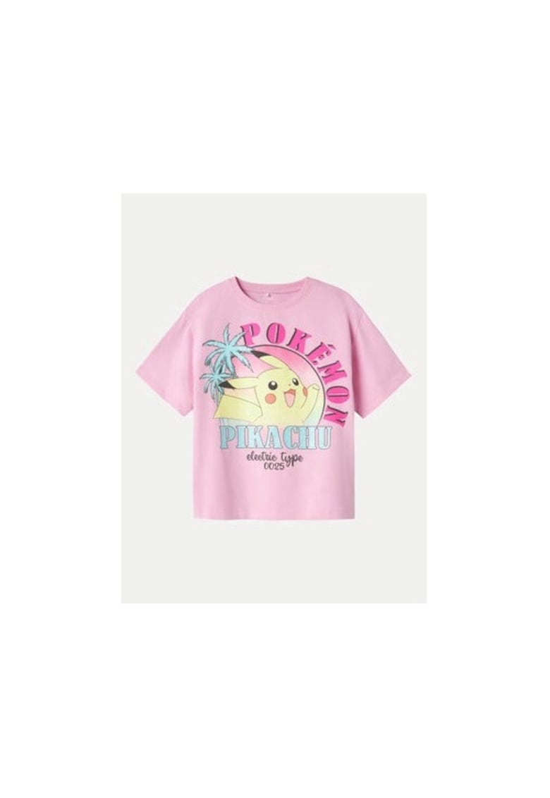 Tricou fete -  304938238 - Bumbac - Roz - Roz
