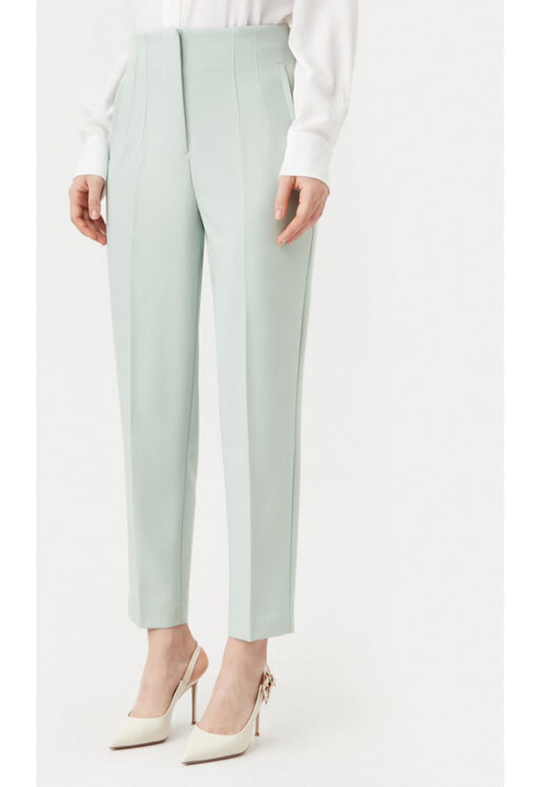 Pantaloni dama -  304783869 - Poliester reciclat/Poliester - Verde