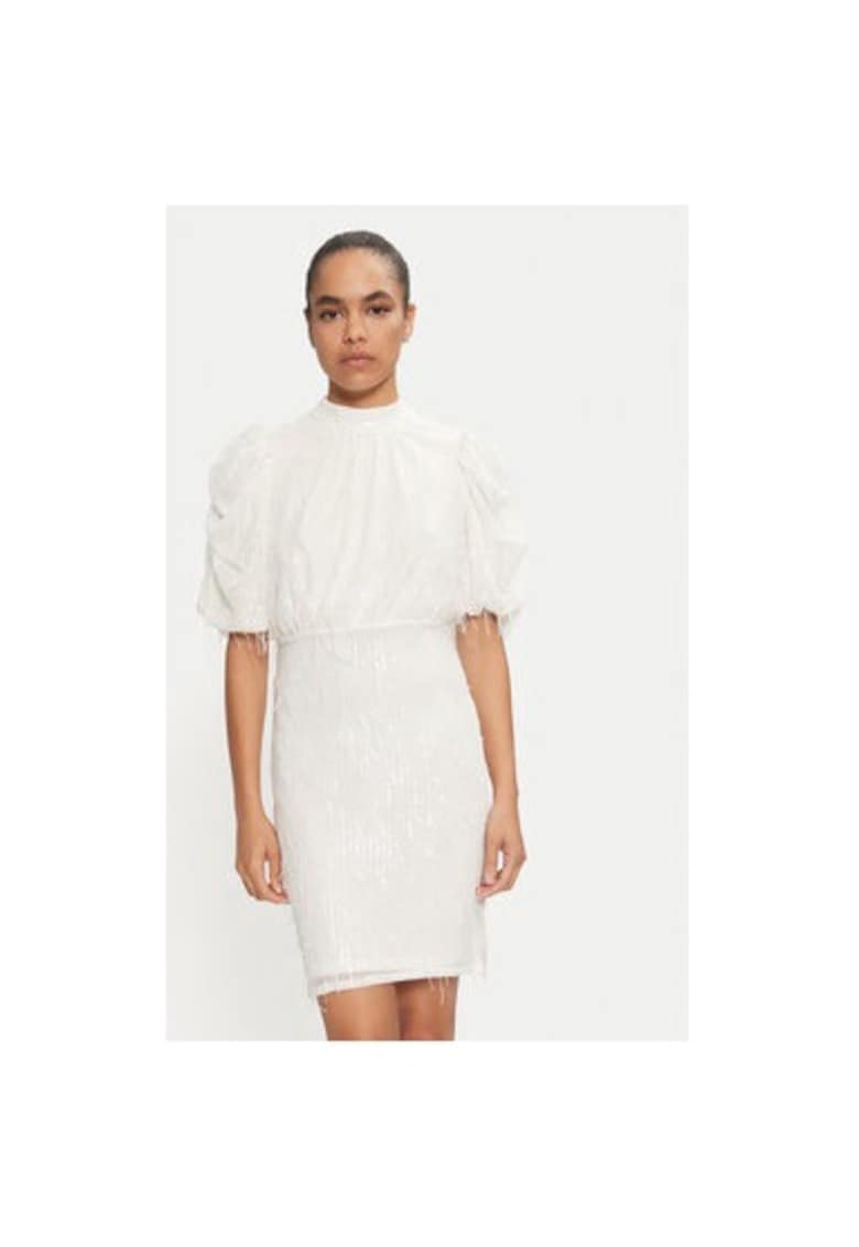 Rochie dama -  304732331 - Poliester - Bej - Bej