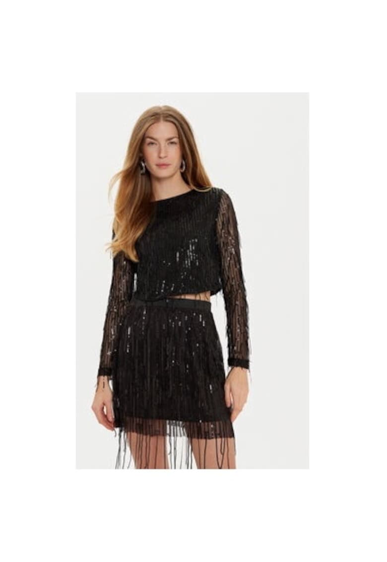 Bluza dama -  305025395 - Poliester - Negru - Negru