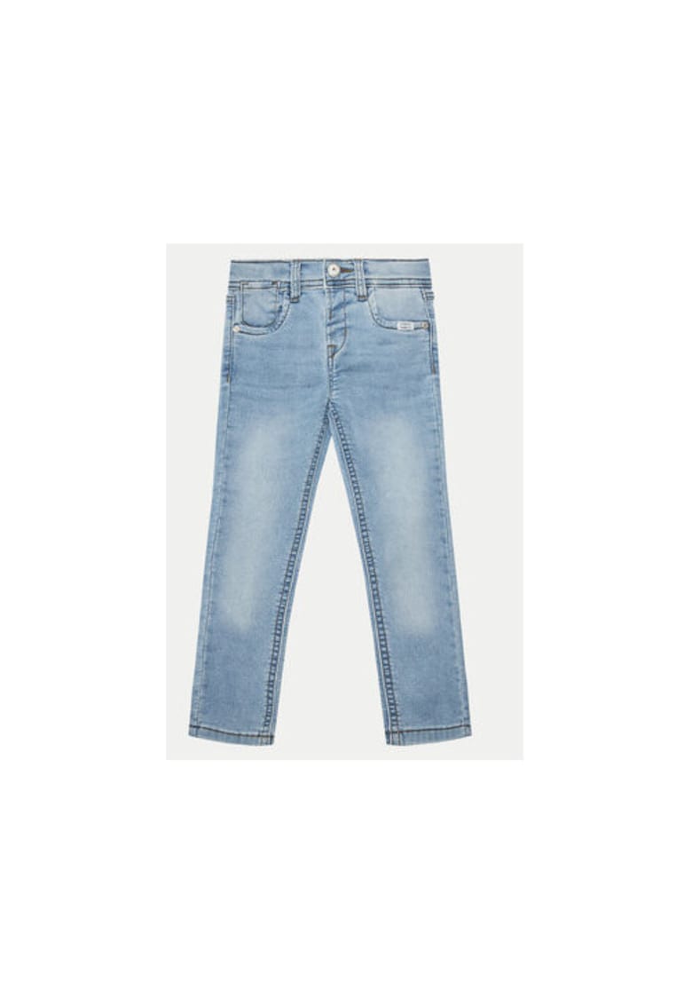 Pantaloni baieti -  304718304 - Bumbac/Poliester - Albastru - Albastru