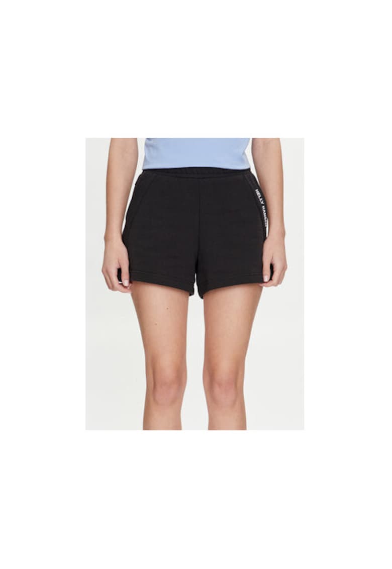 Pantaloni scurti dama -  303775476 - Bumbac/Poliester - Negru - Negru