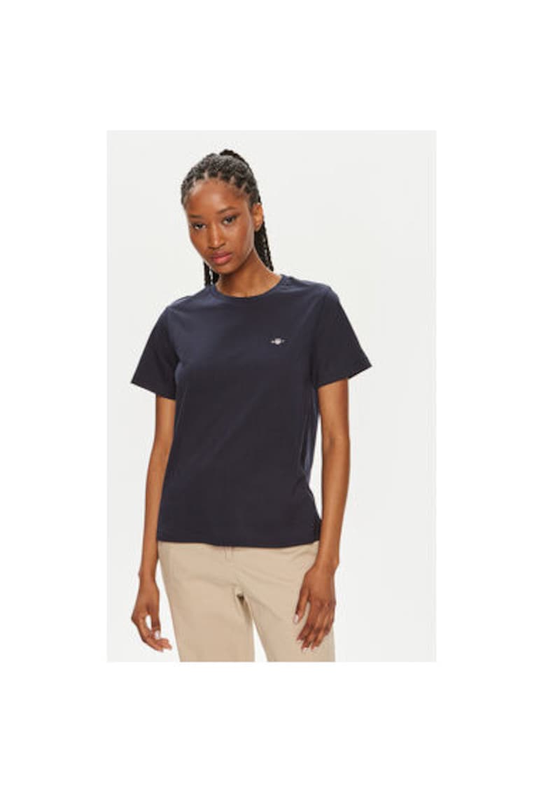 Tricou dama -  304005619 - Bumbac - Albastru - Albastru
