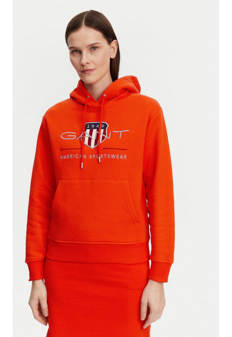 Bluza dama -  305366986 - Bumbac/Poliester - Portocaliu - Portocaliu