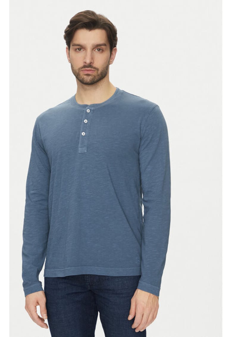 Bluza barbati -  304865589 - Bumbac organic - Albastru - Albastru