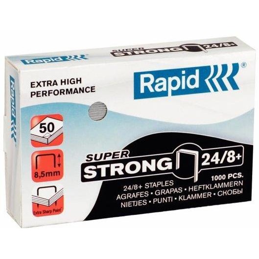 Capse 24/8+, 1000 buc/cutie, RAPID Super Strong
