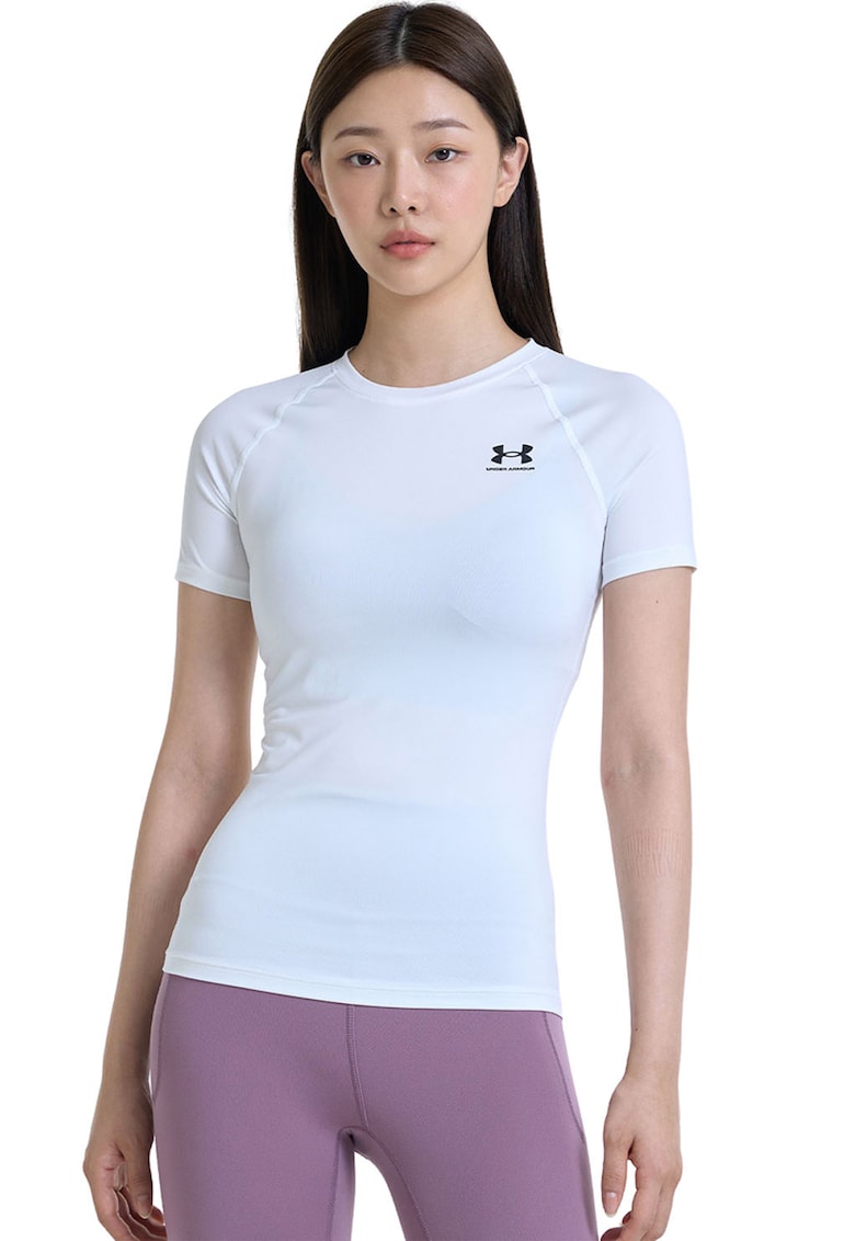 Tricou de compresie pentru antrenament HeatGear® - Alb optic