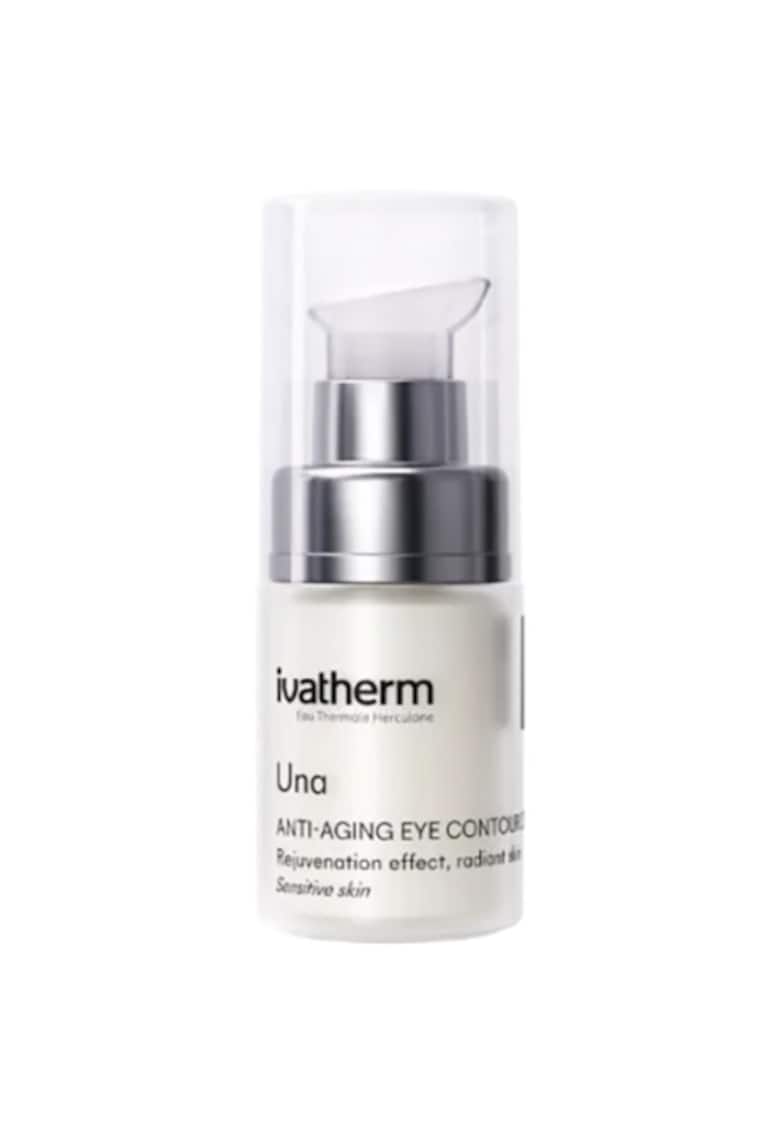 Crema anti-aging contur ochi UNA -  cu celule stem vegetale si peptide - pentru riduri profunde - 15 ml