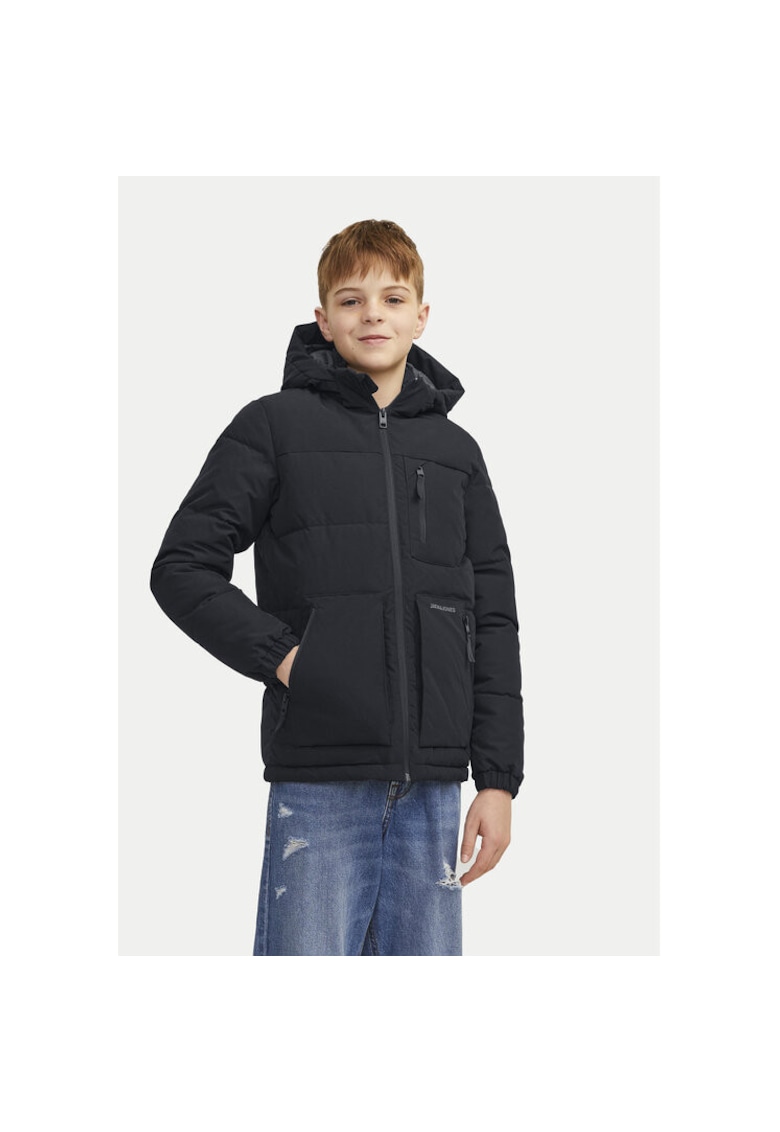 Geaca baieti -  304388637 - Poliester reciclat - Negru - Negru