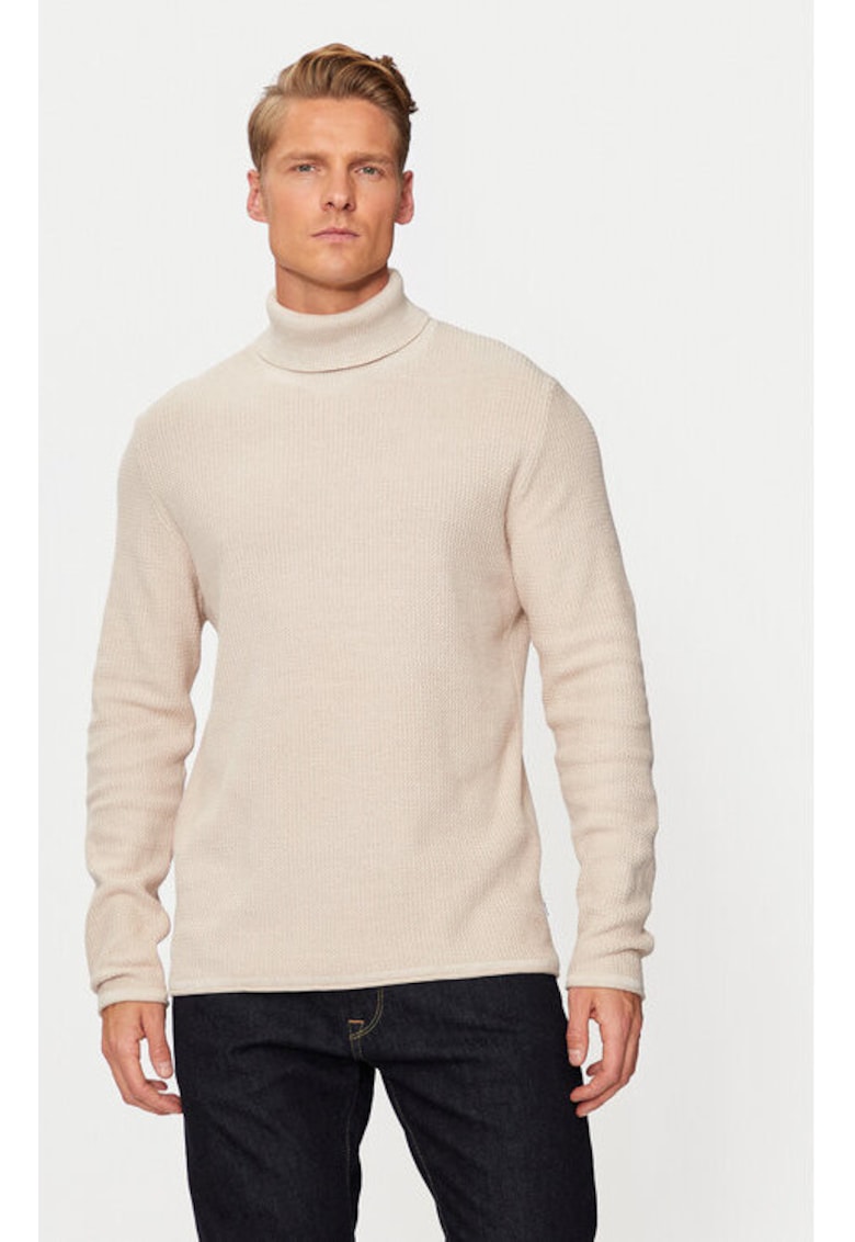 Bluza barbati -  304514715 - Bumbac organic/Bumbac - Bej - Bej