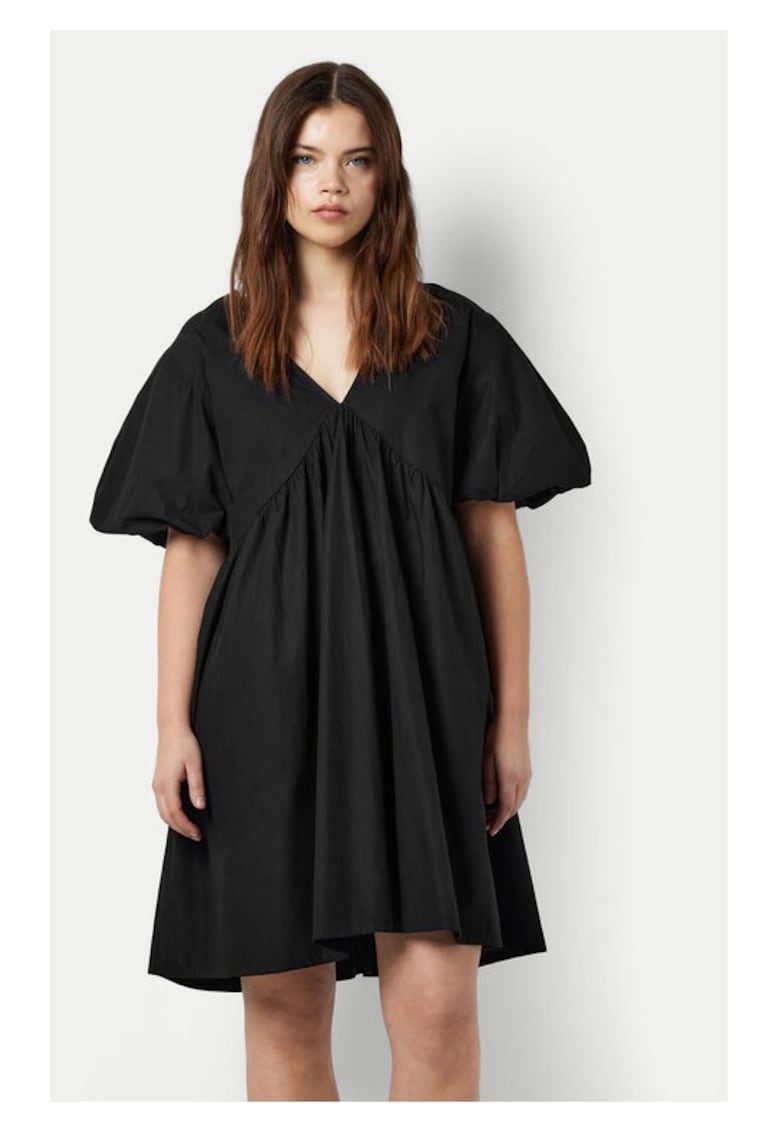 Rochie dama -  Negru - Bumbac