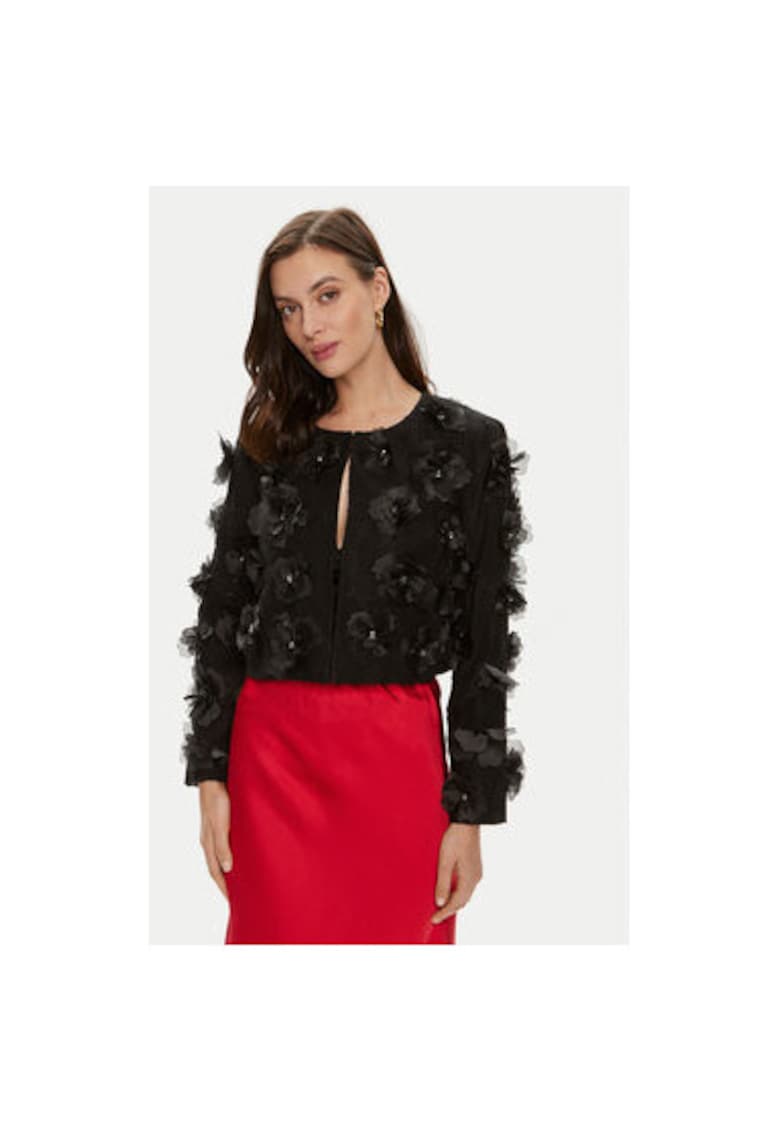 Sacou dama -  304354809 - Viscoza/Poliester/Poliamida - Negru - Negru