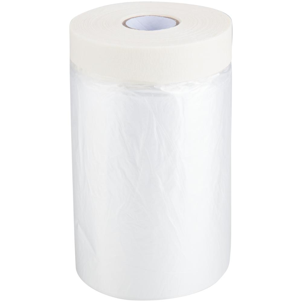 Folia de protectie cu banda de mascare, 1,1 x 20 m