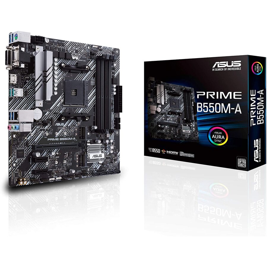 Placa de baza PRIME B550M-A - Socket AM4 - mainboard