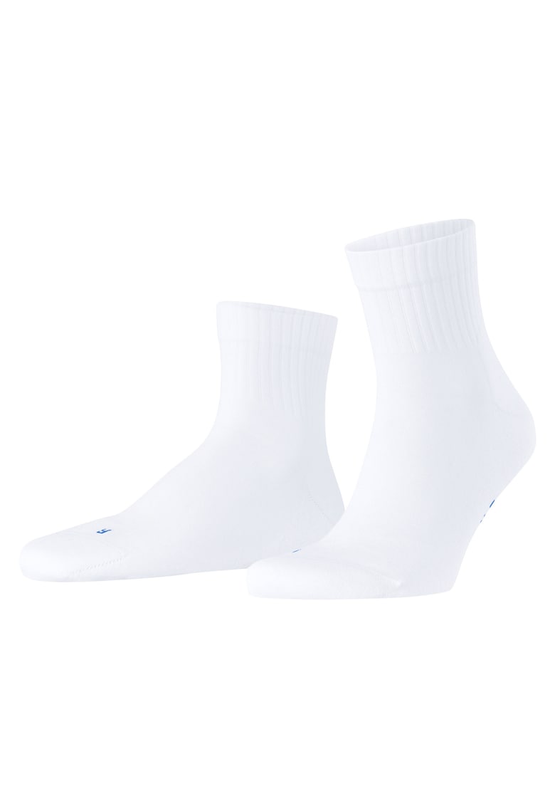 Sosete scurte unisex cu model uni - Alb