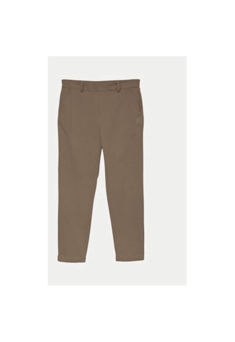 Pantaloni dama -  304786761 - Poliester reciclat/Viscoza - Bej