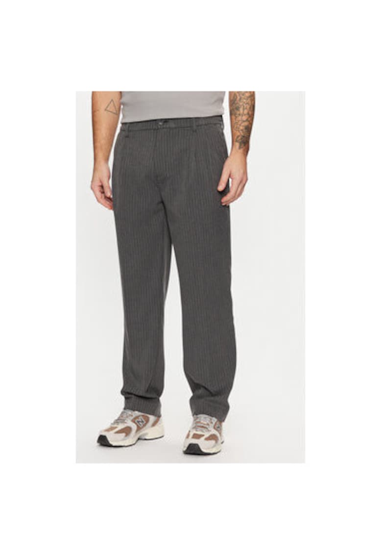 Pantaloni barbati -  304800375 - Poliester/Viscoza - Gri - Gri