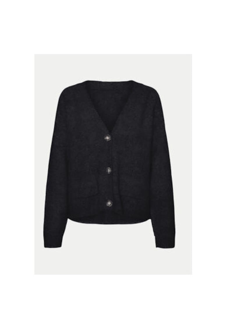 Cardigan dama -  304511066 - Poliester reciclat/Poliester - Negru - Negru