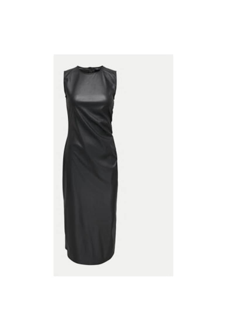 Rochie dama -  304648335 - Piele ecologica - Negru - Negru